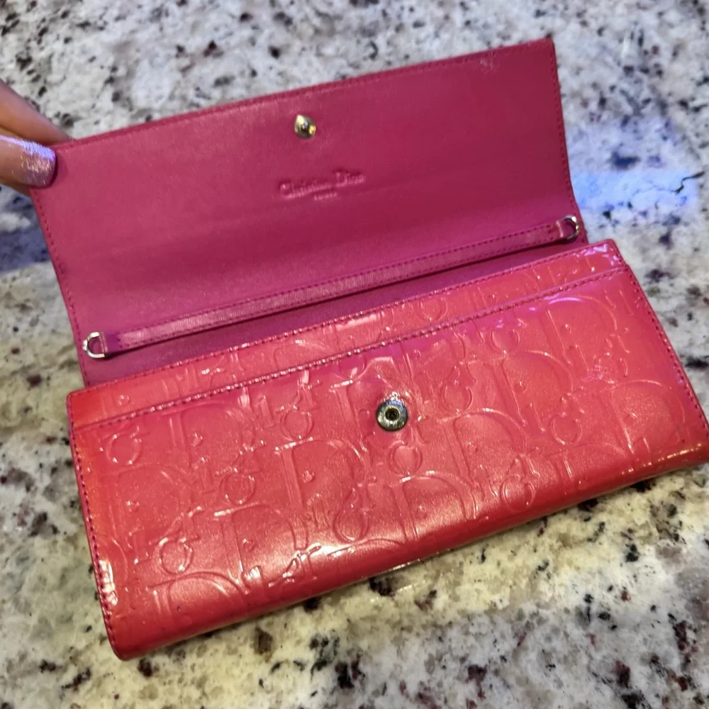 Christian Dior wallet & key holder set